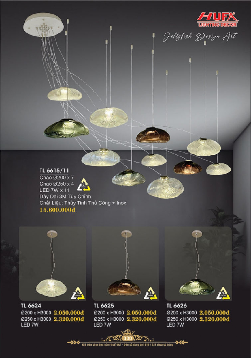 Bảng giá đèn trang trí HUFA